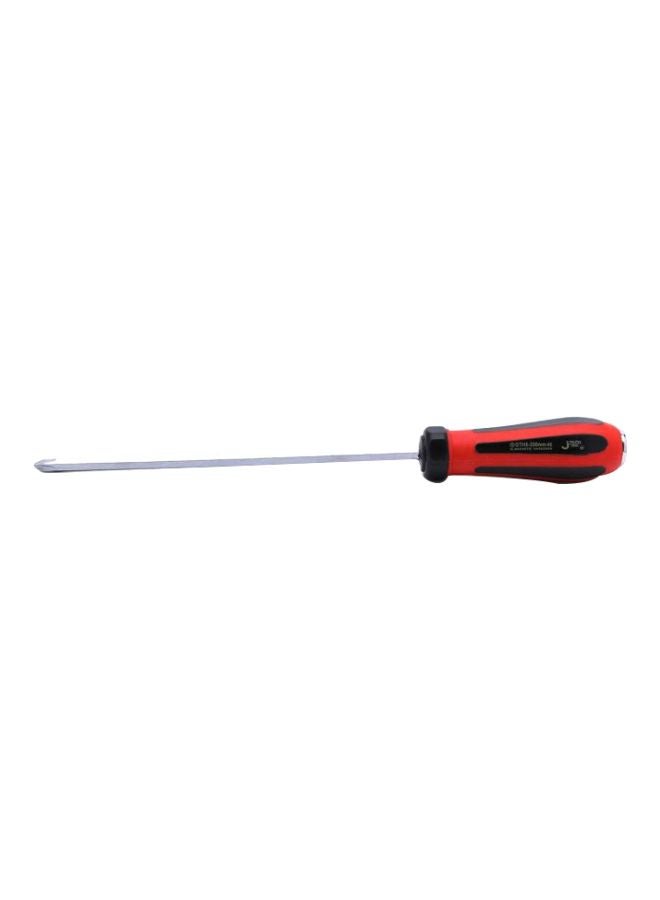 Jetech Go Through Philips Screwdriver Silver/Red - Image 1