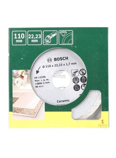 BOSCH Promoline Diamond Cutting Disc Silver 110mm 