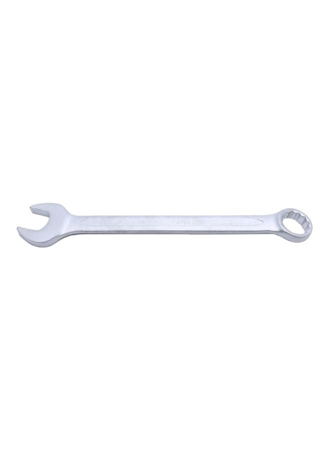 Jetech 30mm Combination Wrench - Industrial Grade Spanners with 12-Point Design, 15-Degree Offset, Made with Durable Chrome Vanadium Steel in Sand Blasted Finish, Forged, Heat-Treated, Metric Silver