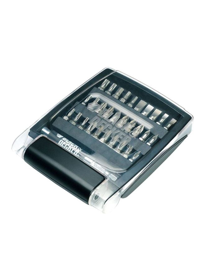 BLACK+DECKER - 31-Piece Screwdriver Bits Set And Magnetic Bit Holder For Screwdriving A7122-XJ Black/Silver - Image 1