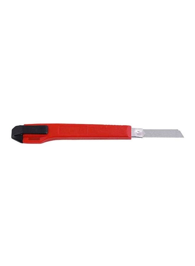 GEEPAS - Utility Knife 9mm - Cutter Blade, Rubberized Handle with Stainless Steel Blades | Ideal For Cutting Paper, Tape, Plastic, Cardboard, Cardstock, Fabrics or Post Office Packages Multicolour 9mm - Image 1