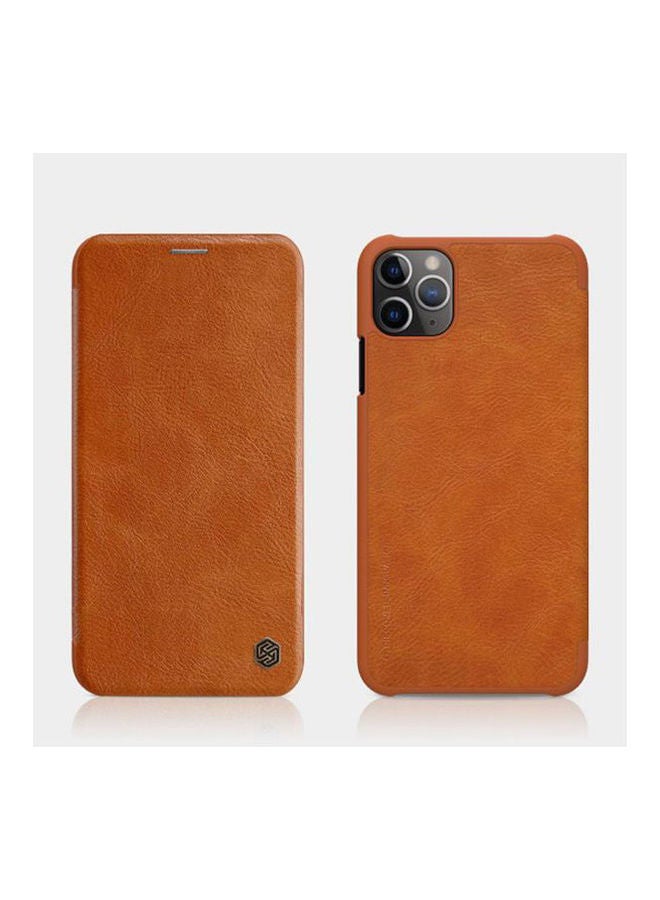 Nillkin Qin Flip Leather Case For Apple iPhone 11 Pro Max brown - Image 1