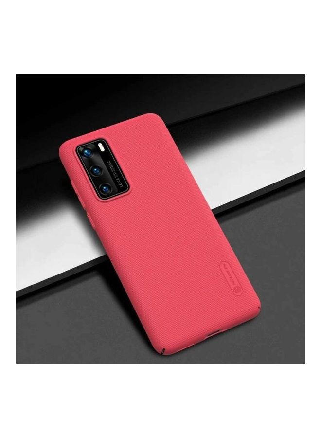 Nillkin Super Frosted Shield For  Huawei P40 Red - Image 2