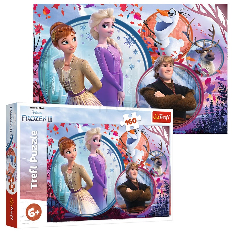 Trefl 160-Piece Frozen 2 Puzzle 41x28cm  - Image 2