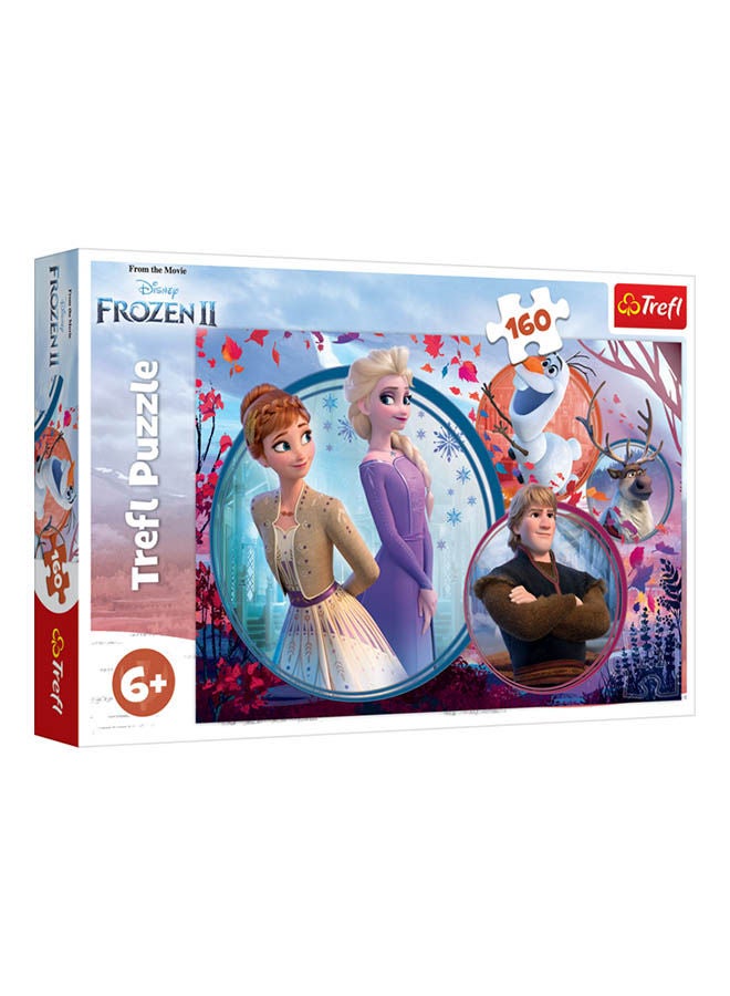 Trefl 160-Piece Frozen 2 Puzzle 41x28cm  - Image 1