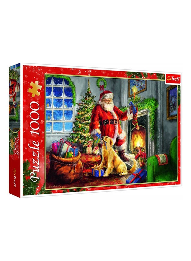Trefl 1000-Piece  Christmas Tree and Santa Claus Puzzle