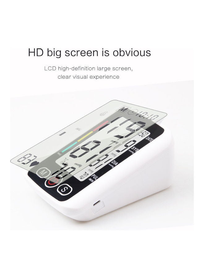 جهاز قياس ضغط الدّم محمول بشاشة LCD رقمية أوتوماتيكية - Image 3