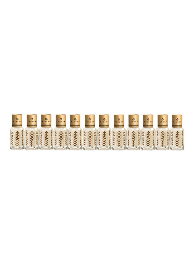 ZAREEN 12-Piece Original White Musk Perfume Oil Set 6ml  - Image 2