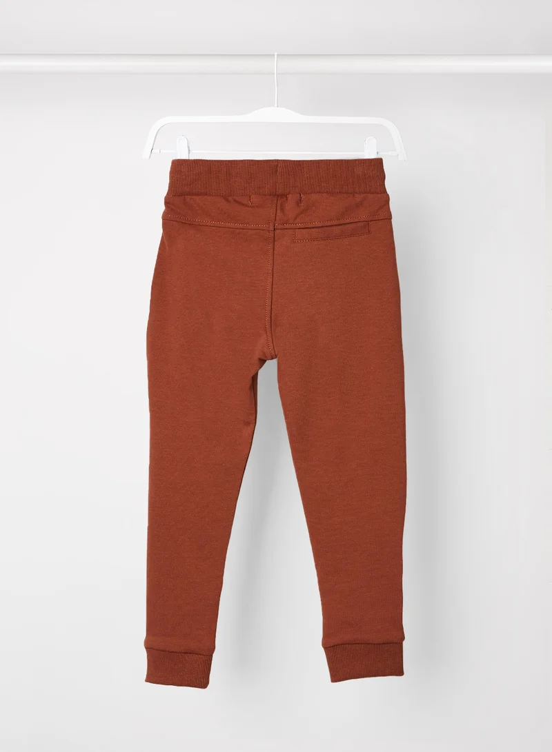 koko noko Kids/Teen Panelled Sweatpants Camel
