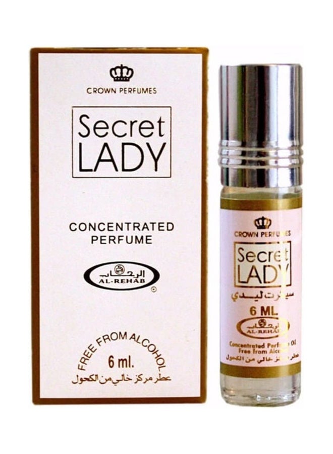 Al Rehab 3-Piece Secret Lady Concentrated Perfume Oil Set 6ml - Image 2
