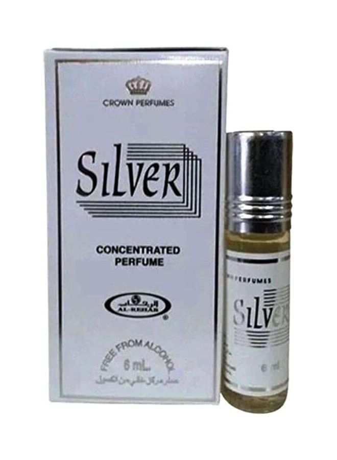 Al Rehab 3-Piece Silver Concentrated Perfume Oil Set 6ml - Image 3