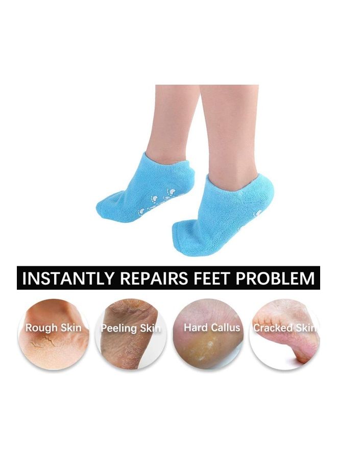 Toshionics Moisturizing Gel Spa Socks For Repairing and Softening Dry Cracked Feet - Image 2