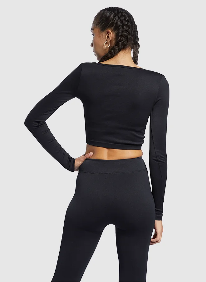 Reebok Classics Wardrobe Essentials Long Sleeve Top Black