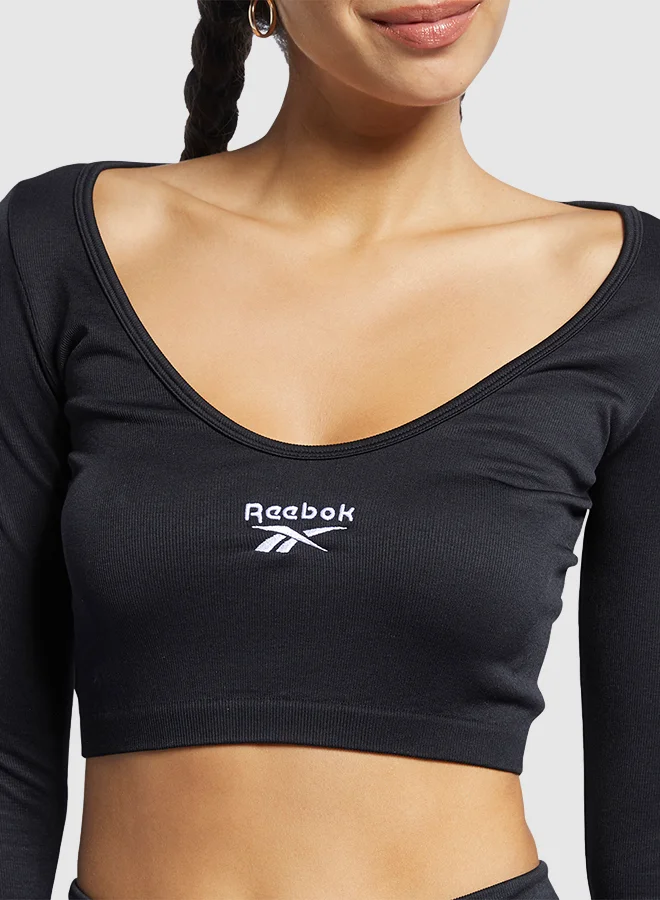 Reebok Classics Wardrobe Essentials Long Sleeve Top Black