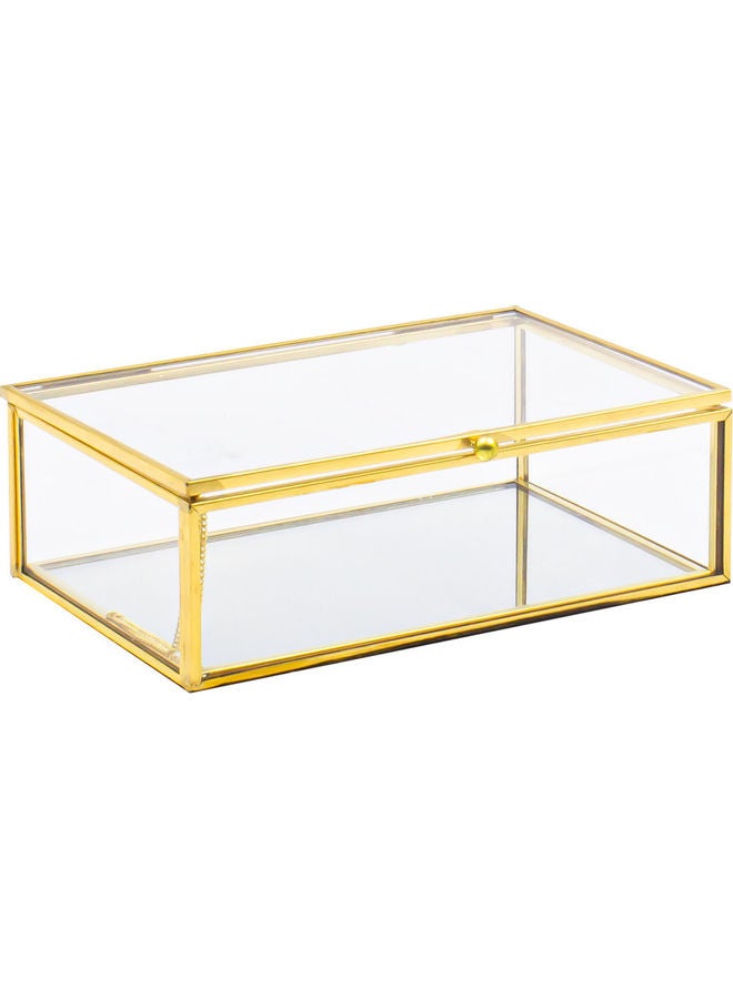 Decorative Box Clear/Gold - Image 2