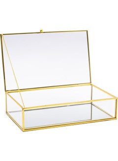 Generic Decorative Box Clear/Gold  - Image 1