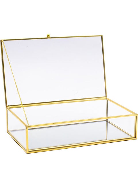 Decorative Box Clear/Gold