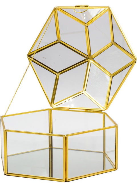 Decorative Box Clear/Gold