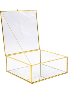 Generic Decorative Box Clear/Gold  - Image 1