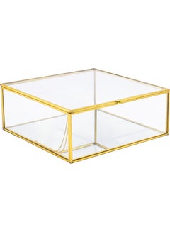 Generic Decorative Box Clear/Gold  - Image 2