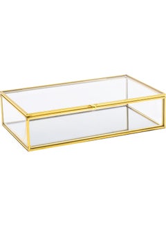 Generic Decorative Box Clear/Gold  - Image 2