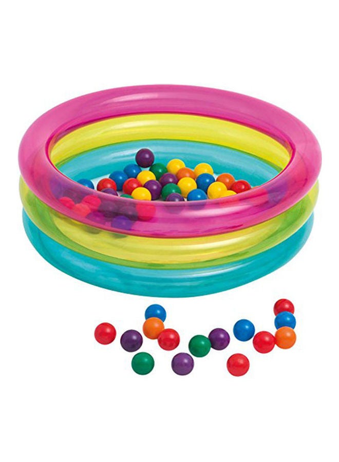INTEX - Classic 3Ring Inflatable Baby Ball 86*25cm - Image 1