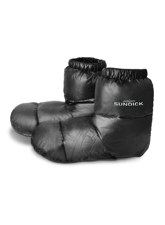 Outdoors Camping Slippers Warm Socks Black  - Image 5