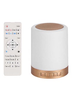 Intag Smart Touch LED Lamp Bluetooth Quran Speaker With Remote White 