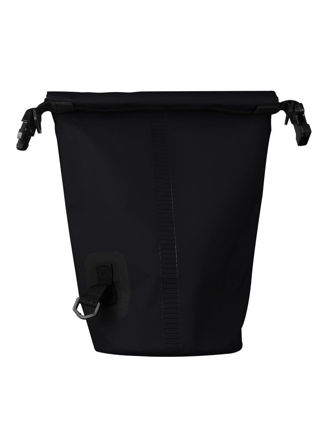 Dzgogo PVC Shoulder Strap Barrel Bag Black - Image 2