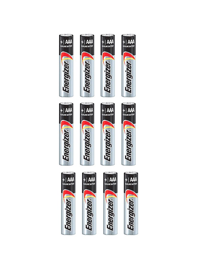 Energizer Pack Of 12 Max Battery silver/black/red - Image 1
