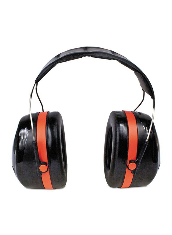 3M - Peltor Optime Over-The-Head Earmuff Black/Red - Image 1