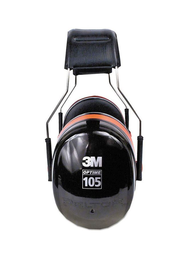3M - Peltor Optime Over-The-Head Earmuff Black/Red - Image 1