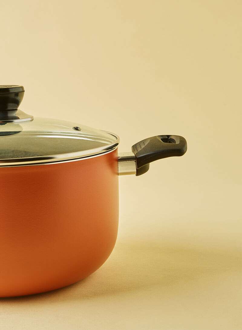 Noon East - Refurbished - 9-Piece Non-Stick Aluminium Cookware Set Rust - Image 1