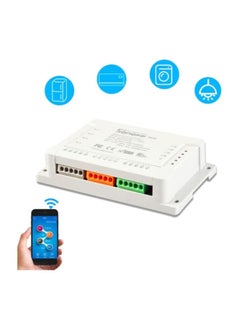 4-Channels Rail Mounting WiFi Switch White - v1617084091/N22827436A_2