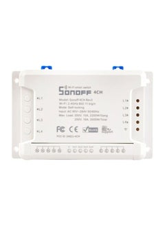 4-Channels Rail Mounting WiFi Switch White - v1617084091/N22827436A_6