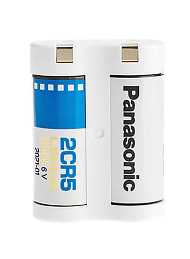 Panasonic 2-Piece 2CR5 Lithium Batteries White/Blue/Black  - Image 1
