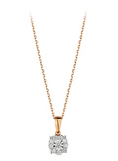 18K Gold Chain Link Pendant Necklace