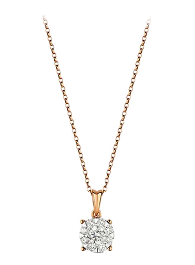 LIALI JEWELLERY 18K Gold Chain Link Pendant Necklace 