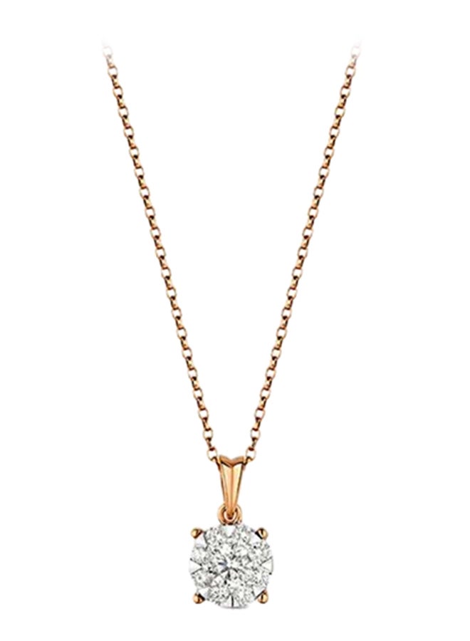 LIALI JEWELLERY 18K Gold Chain Link Pendant Necklace 