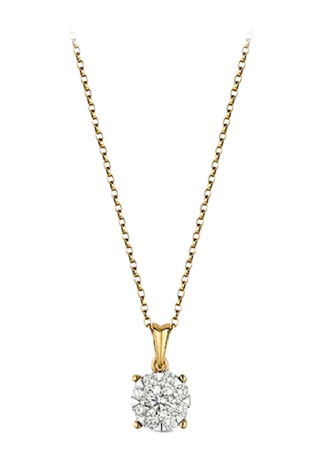 LIALI JEWELLERY 18K Gold Chain Link Pendant Necklace 
