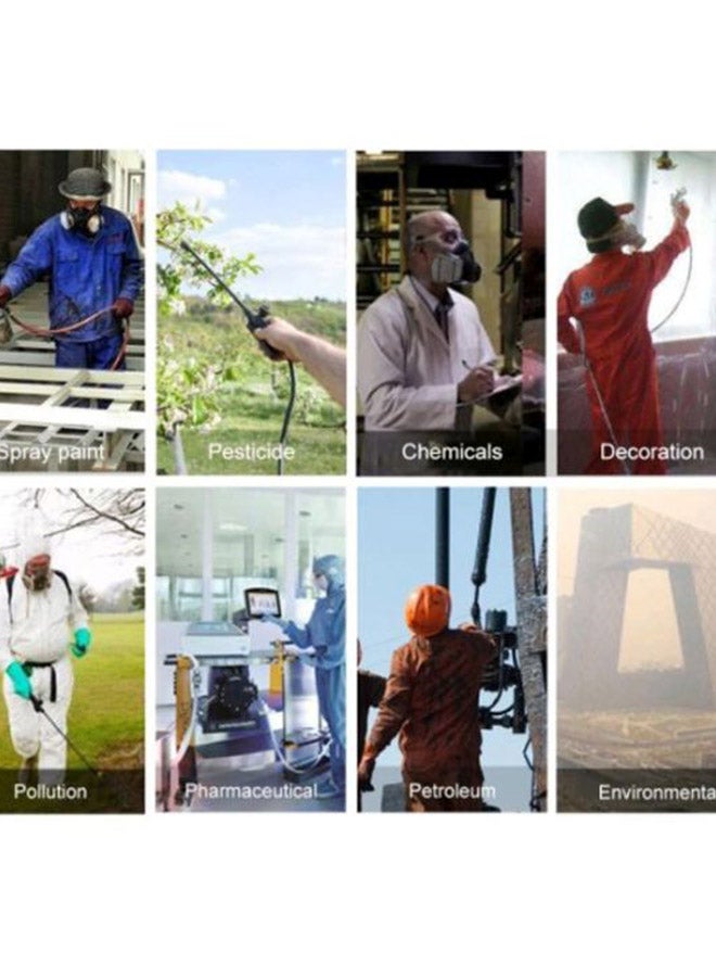 3M 2-Piece Organic Vapor Cartridge Filter Set Grey/Yellow 3.4x4.2inch - Image 3