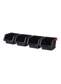 تاكتيكس طقم صناديق تخزين من4 قطع TTX-320606 أسود /برتقالي.  - Image 2