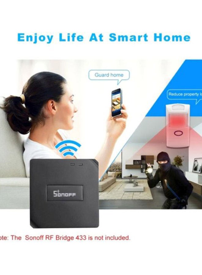 SONOFF - PIR2 Auto Wireless Motion Detector Sensor White - Image 1