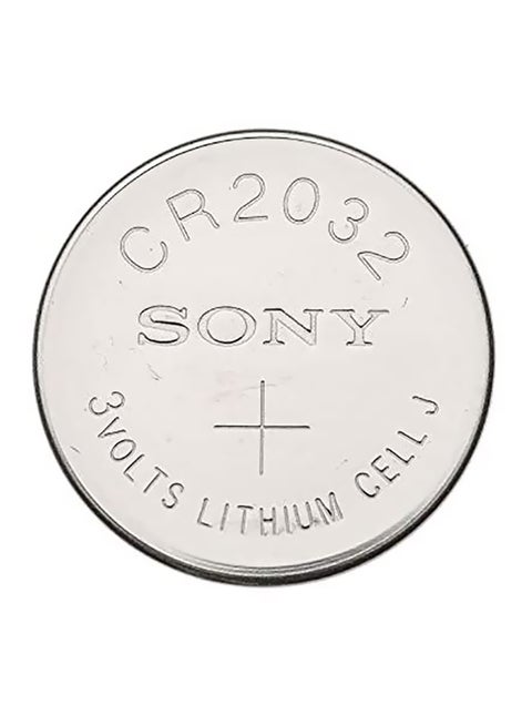 CR2032 Button Cell Lithium Battery Silver