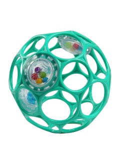 Oball Rattle Easy-Grasp Toy - Teal  - Image 1