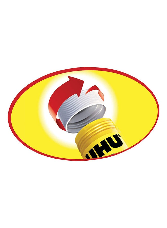 UHU 5-Piece Glue Stick Set Yellow/White/Black - Image 2