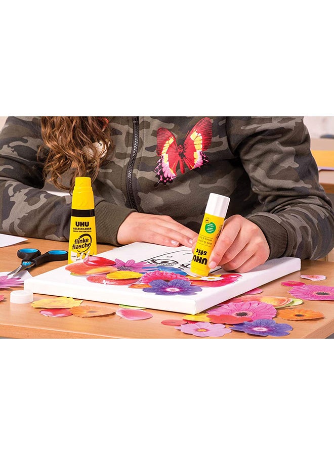 UHU 5-Piece Glue Stick Set Yellow/White/Black - Image 5