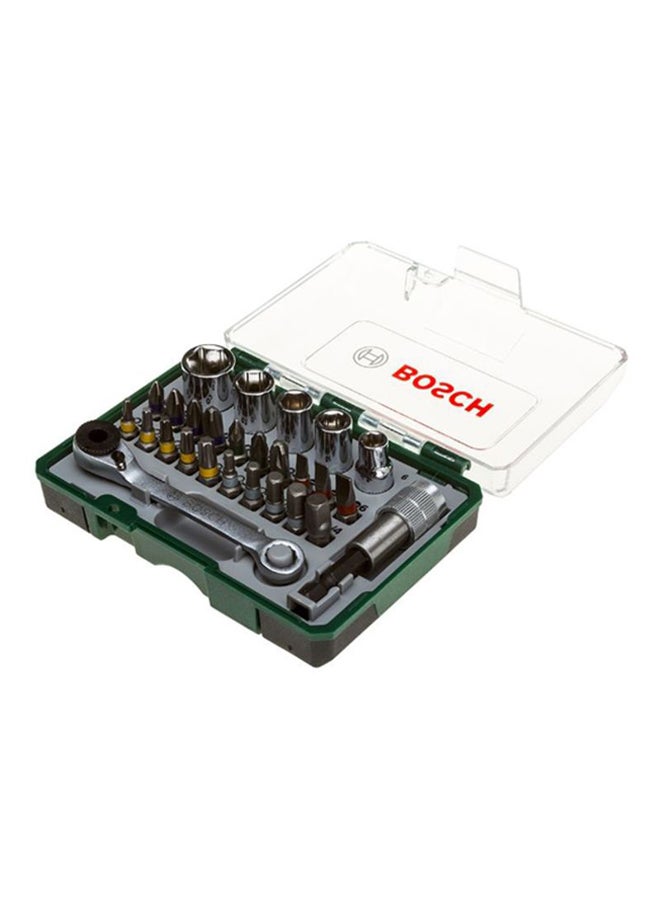 بوش مجموعة رؤوس مفكات من 27 قطعة متعدد الألوان - Image 3