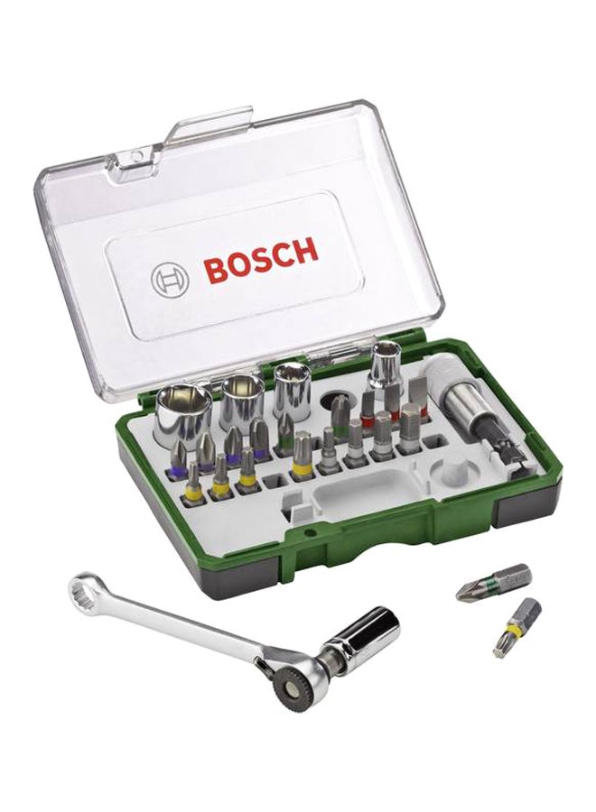 بوش مجموعة رؤوس مفكات من 27 قطعة متعدد الألوان - Image 1