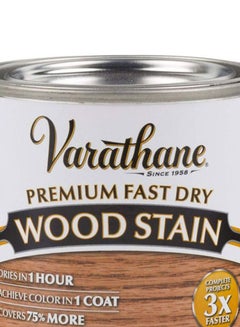 RUST-OLEUM Premium Oil Based Fast Dry Wood Stain Light Walnut 237ml  - Image 2
